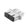 Image de Adaptateur à Fibre Optique/Manchon d'Accouplement Métallique LC-SC Hybride Duplex SM/MM, Femelle vers Femelle