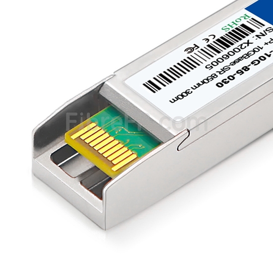 Image de VSS Monitoring VX-00022 Compatible 10GBase-SR SFP+ Module Optique 850nm 300m MMF(LC Duplex) DOM
