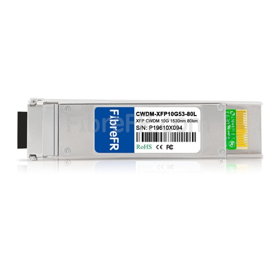 Image de ADVA 1061701494 Compatible 10GBase-CWDM XFP Module Optique 1530nm 80km SMF(LC Duplex) DOM