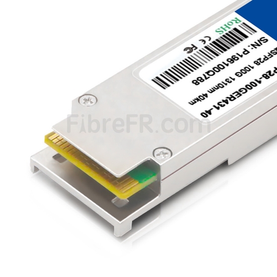 Image de Alcatel-Lucent QSFP28-100GE-ER4 Compatible Module QSFP28 100GBASE-ER4 1310nm 40km DOM