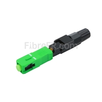 Image de Connecteur Rapide/Connecteur à Montage sur le Terrain SC/APC Monomode, Type A, avec Férule Pré-polie de 0,9/2,0/3,0mm