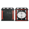 Image de Boîtier en Ligne de Protection d'Épissure par Fusion à Fibre Optique, 16 Fibres GJS-04-5C, 2 Entrées-2 Sorties