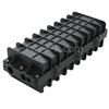 Image de Boîtier en Ligne de Protection d'Épissure par Fusion à Fibre Optique, 96 Fibres GJS-04-8, 3 Entrées-3 Sorties
