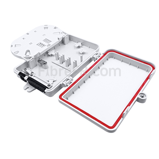 Image de FTB-106C Boîtier de Terminaison Optique Montage Mural 6 Ports sans Pigtails ni Adaptateurs