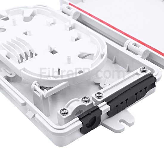 Image de FTB-106C Boîtier de Terminaison Optique Montage Mural 6 Ports sans Pigtails ni Adaptateurs