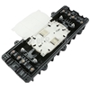 Image de Boîtier en Ligne de Protection d'Épissure par Fusion à Fibre Optique, 96 Fibres GJS-04-8, 3 Entrées-3 Sorties